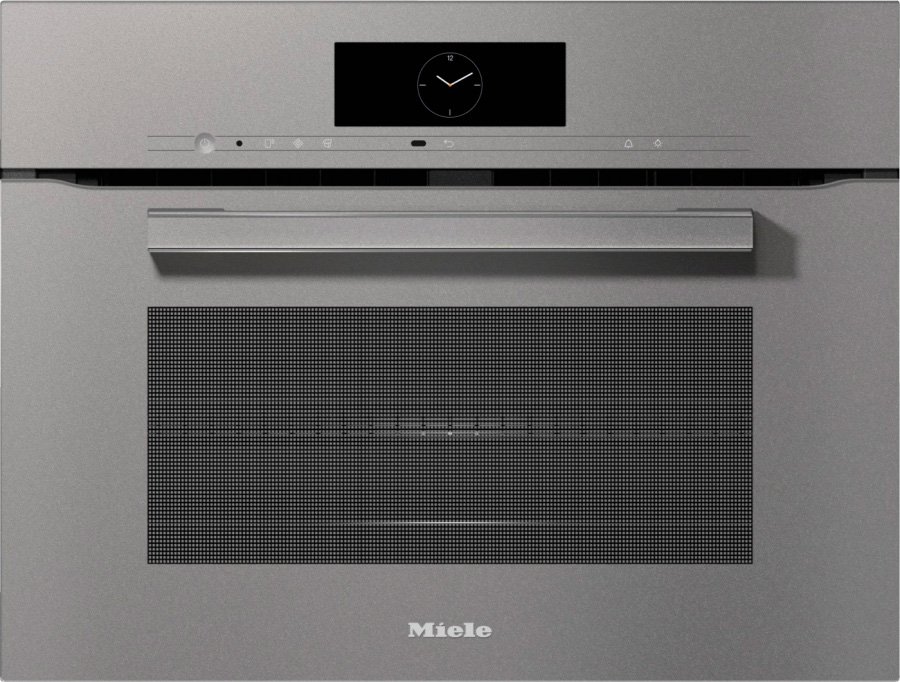 Компактный духовой шкаф с СВЧ Miele H 7840 BM GRGR